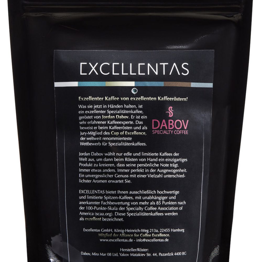 Exzellenter Kaffee von exzellenten Kaffeeröstern / Dabov Specialty Coffee von Excellentas Limited Edition Cup of Excellence Gewinner