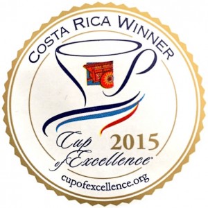 Cup of Excellence Gewinner Costa Rica 2015 - exzellenter Kaffee von EXCELLENTAS